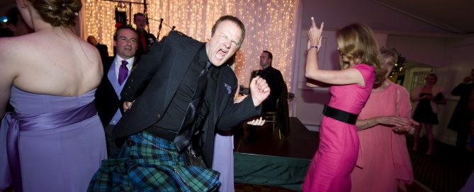 Scottish evening entertainment for wedding